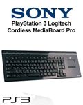Sony PlayStation 3 Logitech Cordless MediaBoard Pro